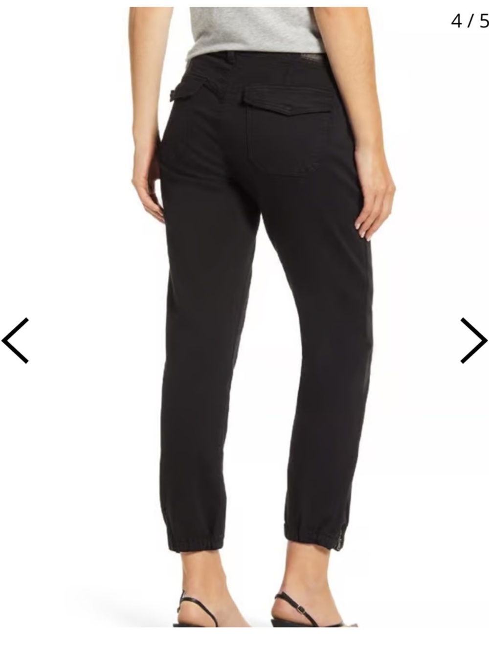 PAIGE Black Mayslie Jogger Size 28 - Picture 3 of 13